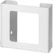 Horizon MFG. Top chargement boîte plastique gant distributeur, détient 2 boîtes, 10" H x 11" W x 4 « D, blanc