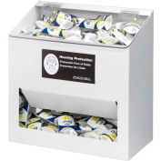 Horizon Mfg. 300 Pair Foam Ear Plug Dispenser, White, Heavy Duty Plastic, 5134-W, 8"L