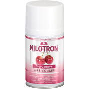 Adulcorants d’air nilotron mesurés, parfum de fleur de cerisier, 7 oz. Recharge, 12/Caisse