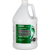 Nilodor Structured By Nature Encapsulating Bonnet/Spin Shampoo, Gallon Bottle, 4/Case