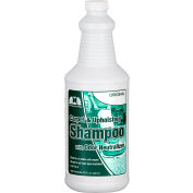 Nilodor Carpet & Upholstery Shampoo, Fresh Scent, Quart Bottle, 6/Case