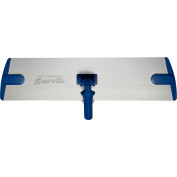 Hospeco® Sphergo Outils de vadrouille pivotants™ w / base en aluminium pour coussinets 18 « -20 », bleu, qté par paquet : 12