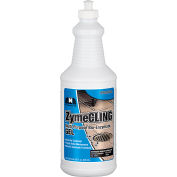 Nilodor ZymeCLING Multi-Purpose Gel with Bio-Enzymes, Fresh Scent, Quart Bottle, 6/Case