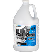 Nilodor Certified® Soft Wash Low pH Extraction Cleaner, Gallon Bottle, 4/Case