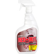 Nilodor Certified® Red-Out Stain & Odor Remover Liquid Spotter, Quart Bottle, 6/Case