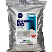 Nilodor Deep Blue Toilet EZ-Paks, Cherry Scented Powder, 25 gram Pak, 75 Paks per Bag, 3 Bags/Case