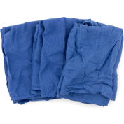 Reclaimed Surgical Huck Towels, 100% Cotton, Blue, 5 Lbs.- 539-05