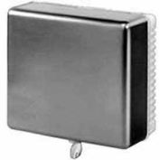 Honeywell Small Thermostat Guard W/ Beige Painted Steel Cover Opaque Ring Base Wallplate TG510D1005