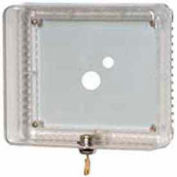 Honeywell Medium Universal Thermostat Guard W/ Clear Cover And Base Opaque Wallplate TG511A1000