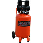 EMAX  Portable Silent Air Electric Compressor, 2 HP, 20 Gal, Vertical, 5,77 CFM, Oil Free