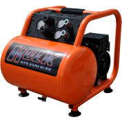 EMAX Portable Silent Air Electric Compresseur 1,5 HP 5 Gal 5,29 CFM Double Régulateur