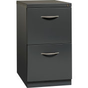 Hirsh Industries®23 » Deep Mobile Pedestal, File/File avec Arch Pull Handles - Charcoal