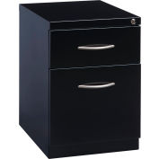 Hirsh Industries®20 » Deep Mobile Pedestal, boîte/fichier avec poignées Arch Pull - Noir
