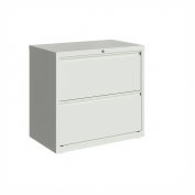Hirsh Industries® 30" Wide 2-Drawer Lateral File Cabinet - White