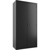 Hirsh Industries® Cabinet Janitorial, 18"D x 36"W x 72"H - Noir