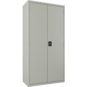 Hirsh Industries® Janitorial Cabinet, 18"D x 36"W x 72"H - Light Gray