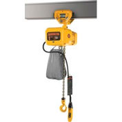Harrington NERP003H-10 NER Electric Hoist w/ Push Trolley - 1/4 Ton, 10' Lift, 53 ft/min, 230V