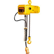 Harrington SNER003S-20 SNER Electric Hoist w/ Hook Suspension - 1/4 Ton, 20' Lift, 14 ft/min, 230V