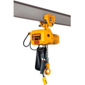 Harrington SNERP010L-15 SNER Electric Chain Hoist w/ Push Trolley - 1 Ton, 15' Lift, 7 ft/min, 230V