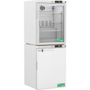 ABS Laboratory Glass Door 5.2 Cu. Ft. Refrigerator/Solid Door 4 Cu. Ft. Freezer (-30)