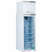 American Biotech Supply Premier Refrigerator & Freezer Combination, 12.2 Cu. Ft., Solid/Glass