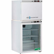 American Biotech Supply Premier Réfrigérateur & Congélateur Combinaison, 6,9 pi³, solide/verre