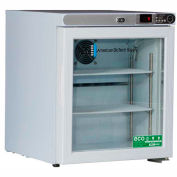 ABS Premier Comptoir Réfrigérateur autoportant, 1 pi³, porte vitrée