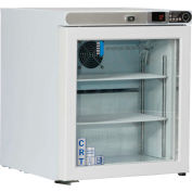 Abs Autoportant Undercounter Controlled Room Temperature Cabinet, Left Hinged Glass Door, 1 Cu.Ft.