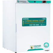 CorePoint Scientific White Diamond Series Congélateur de stockage inflammable sous comptoir, 4 pi³