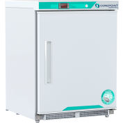 CorePoint Scientific White Diamond Built-In ADA Undercounter Freezer, 4.2 CuFt, Right Hinged Door
