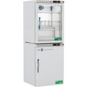 ABS Pharmacy Glass Door 5.2 Cu. Ft. Refrigerator/Solid Door 4 Cu. Ft. Freezer (-20)