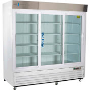 ABS Standard Pharmacie / Réfrigérateur à vaccins, 69 pi³, portes coulissantes en verre triple
