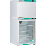 CorePoint Scientific White Diamond Réfrigérateur & Congélateur Combo, 7 Pi³, Porte vitrée
