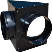 Heat Wagon 12 « Dia. Adaptateur de conduit à double sortie pour chauffage HVF310, noir