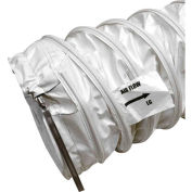 Heat Wagon 12" Dia. Long Heater Duct, 25'L, White