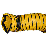 Heat Wagon 30 » Dia. Recirculation Inlet Heater Duct, 25'L, Jaune