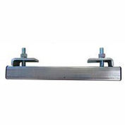 Hubbell End Stop W/ S Beam Support, 6-1/2"L x 5"W, Gray