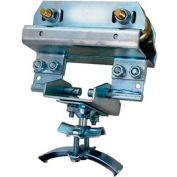 Hubbell Tow Trolley W/ S Beam Support, 6-1/2"L x 4-1/2"W, Gray