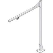 Hubbell Swing Boom W / Support monté au sol ou sur banc, 36 « L x 50 « H, beige