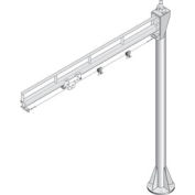 Hubbell Swing Boom w / support monté au sol et poids de 660 lb, 120 « W, jaune