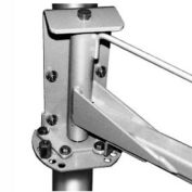 Hubbell Rotation Stops W / Support monté sur colonne, 3 « L x 8 « W, Jaune
