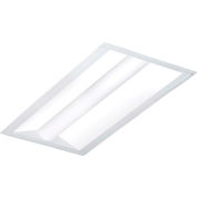 Columbia CTK LED Troffer Retrofit Panel Kit 2" x 4", 3500K, 4400 Lumens, 120-277V