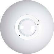 Hubbell OMNI PIR Ceiling Low Voltage Sensor with 1500 Sq Ft Range, Relay & Photocell, Off White