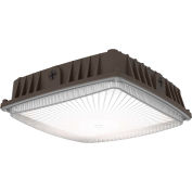 Hubbell Outdoor Sling LED Canopy Light, 5000L, 39W, 4000K, 120-277V, Dark Bronze