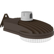 Hubbell Outdoor Sling LED Dusk-to-Dawn, 7900L, 56W, Type 5 Dist, 120-277V, Dark Bronze