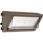 Hubbell LED Wall Pack, Switchable Lumen Output, Switchable CCT, Medium Size