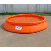 Husky® Containment Pool HCP-50v22 - PVC - 50 Gallon Capacity - 40"L x 40"W x 12"H - Yellow