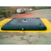 Husky Chemical Resistant/Gray Water Bladder Tank BT-1250X30 - 148"L x 114"W x 18"H 1250 Gal. Black