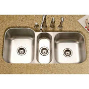 Houzer® MGT-4120-1 Undermount Stainless Steel Triple Bowl Kitchen Sink