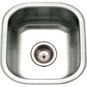 Houzer® MS-1708-1 Undermount Stainless Steel Square Bowl Bar/Prep Sink